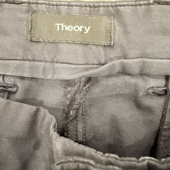 Theory Men's Chino Flat Front Pants; Navy Blue; Size 33 x 30 - Picture 3 of 4
